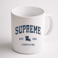 Supreme Louisiana La Vintage Athletic Sports Design Coffee Mug