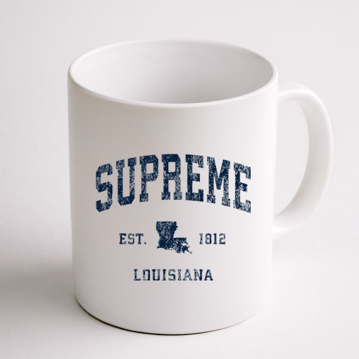 Supreme Louisiana La Vintage Athletic Sports Design Coffee Mug