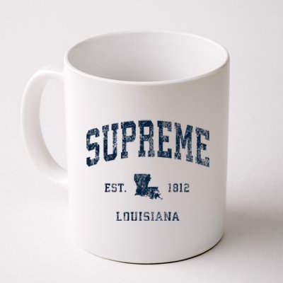 Supreme Louisiana La Vintage Athletic Sports Design Coffee Mug