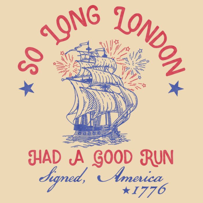 So Long London 4th Of July 1776 Usa Patriotic Drawstring Bag