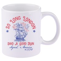 So Long London 4th Of July 1776 Usa Patriotic 11oz C Handle Ceramic Mug