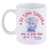 So Long London 4th Of July 1776 Usa Patriotic 11oz C Handle Ceramic Mug