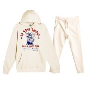 So Long London 4th Of July Premium Hooded Sweatsuit Set