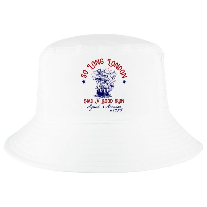 So Long London 4th Of July Cool Comfort Performance Bucket Hat