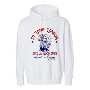 So Long London 4th Of July Garment-Dyed Fleece Hoodie