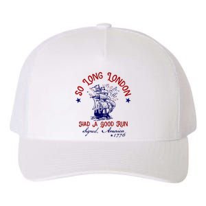 So Long London 4th Of July Yupoong Adult 5-Panel Trucker Hat