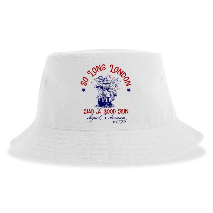 So Long London 4th Of July Sustainable Bucket Hat