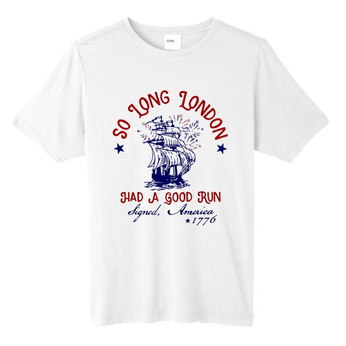 So Long London 4th Of July Tall Fusion ChromaSoft Performance T-Shirt