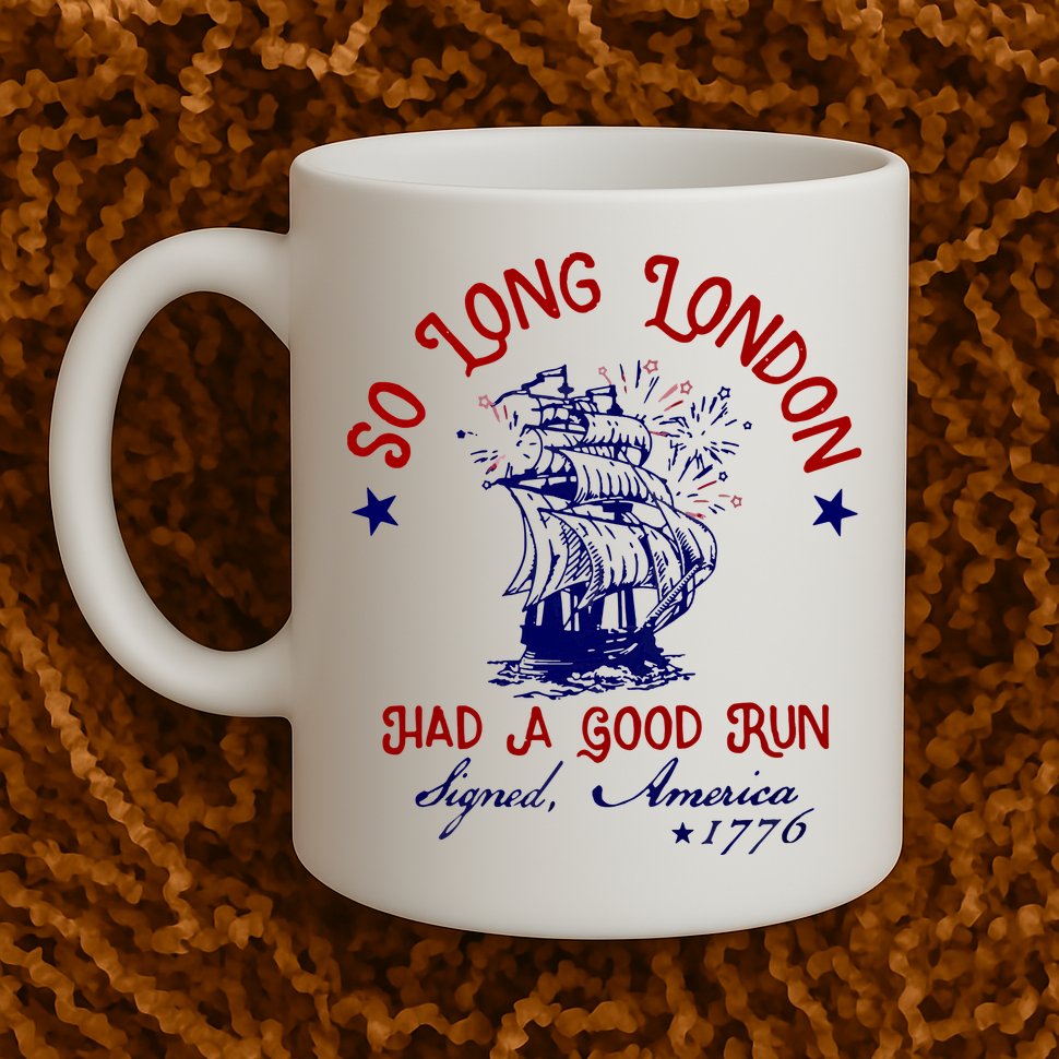 So Long London 4th Of July Mug