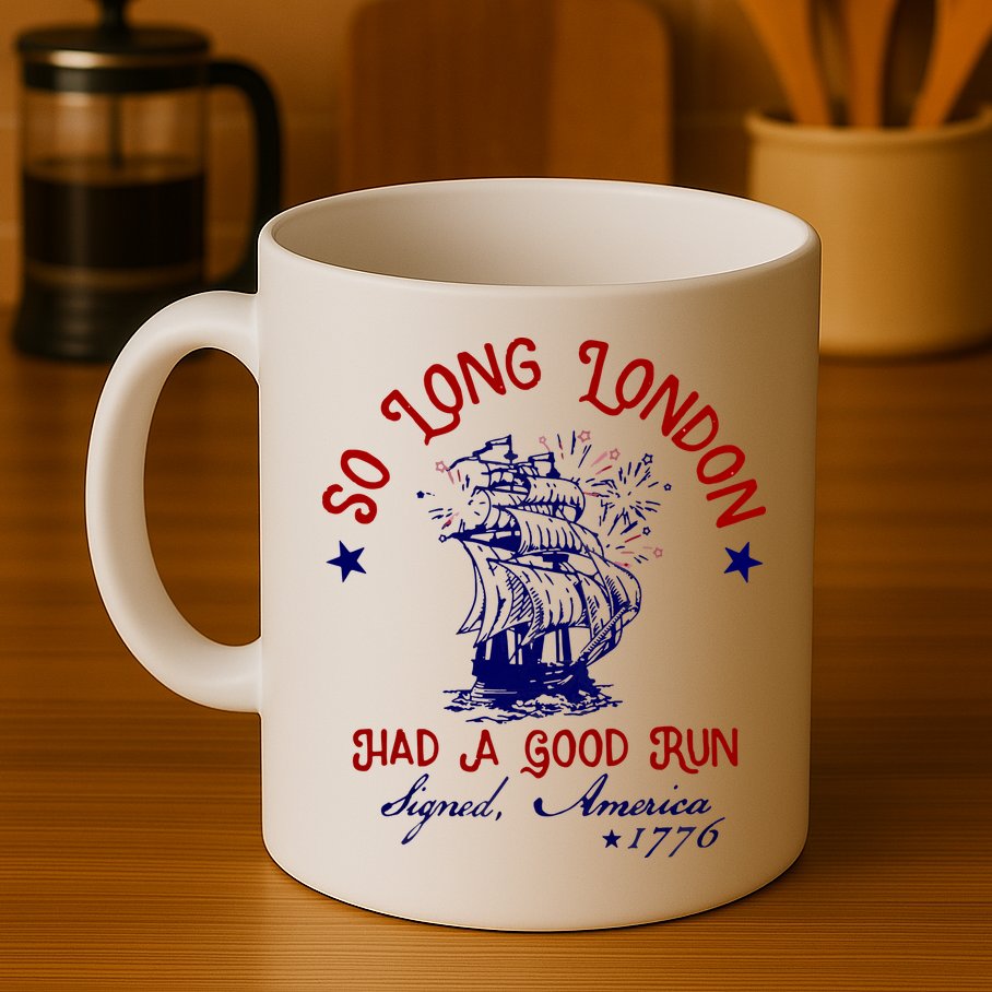 So Long London 4th Of July Mug