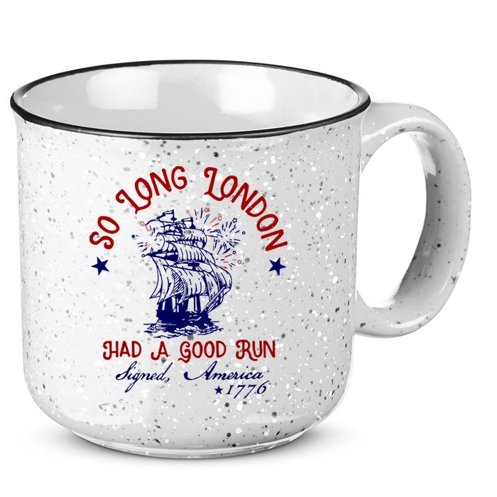 So Long London 4th Of July 15oz Campfire Ceramic Mug