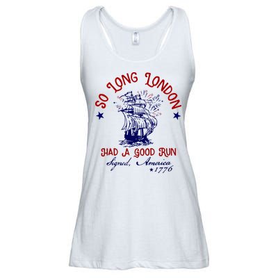 So Long London 4th Of July Ladies Essential Flowy Tank