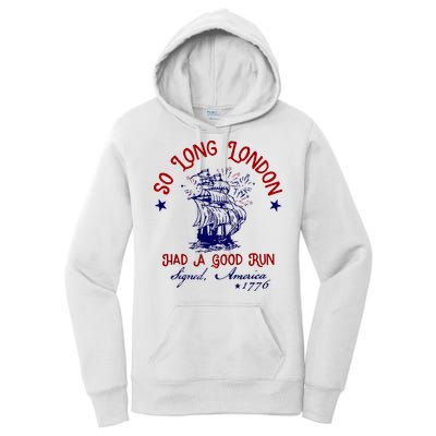 So Long London 4th Of July Women's Pullover Hoodie