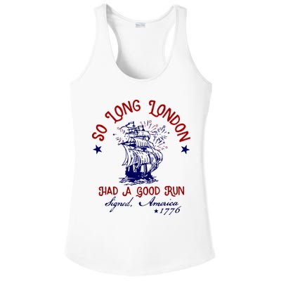 So Long London 4th Of July Ladies PosiCharge Competitor Racerback Tank