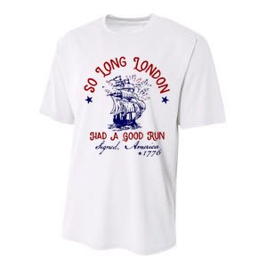 So Long London 4th Of July Performance Sprint T-Shirt