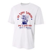 So Long London 4th Of July Youth Performance Sprint T-Shirt