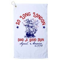 So Long London 4th Of July Golf Towel