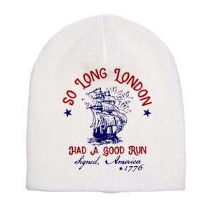 So Long London 4th Of July Short Acrylic Beanie