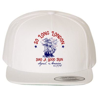 So Long London 4th Of July Wool Snapback Cap