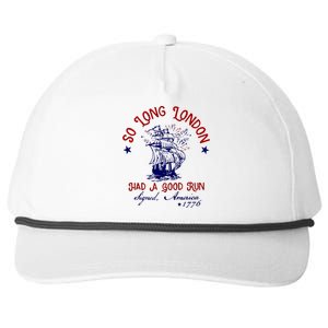 So Long London 4th Of July Snapback Five-Panel Rope Hat