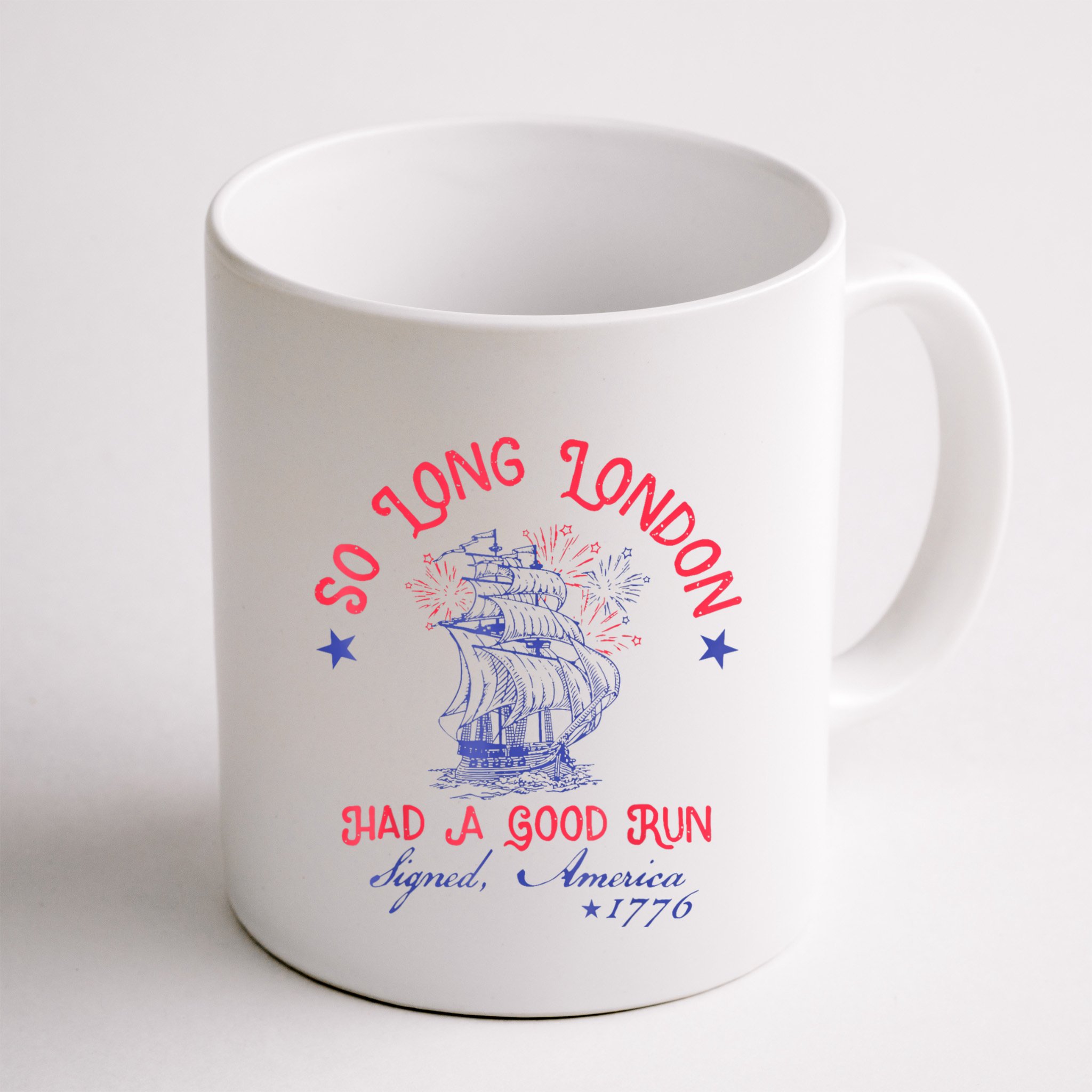 So Long London Had A Good Run Funny 4th Of July Mug