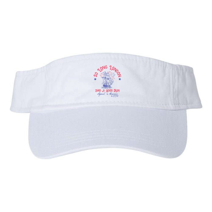 So Long London Had A Good Run Funny 4th Of July Visor