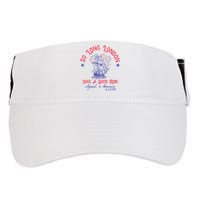 So Long London Had A Good Run Funny 4th Of July Adult Drive Performance Visor