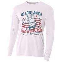 So Long London Had A Good Run Funny 4th Of July Cooling Performance Long Sleeve Crew