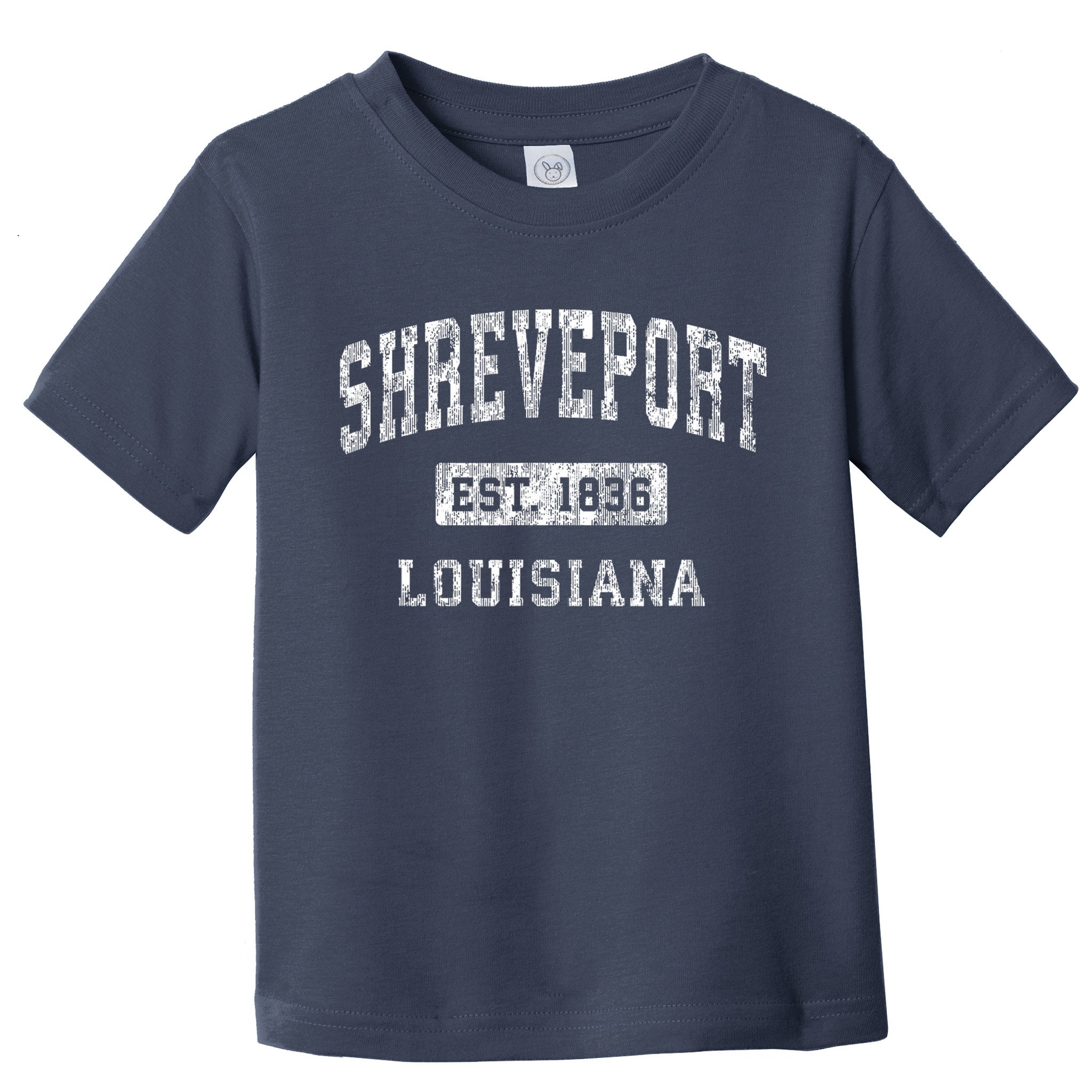 Shreveport Louisiana La Vintage Established Sports Toddler T-Shirt