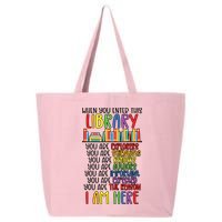 School Librarian Library Worker Appreciation 25L Jumbo Tote