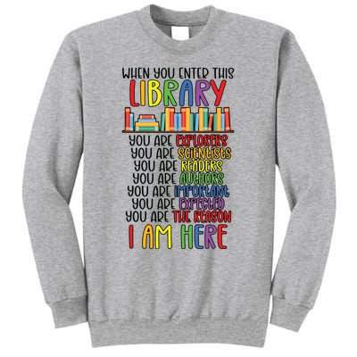 School Librarian Library Worker Appreciation Sweatshirt