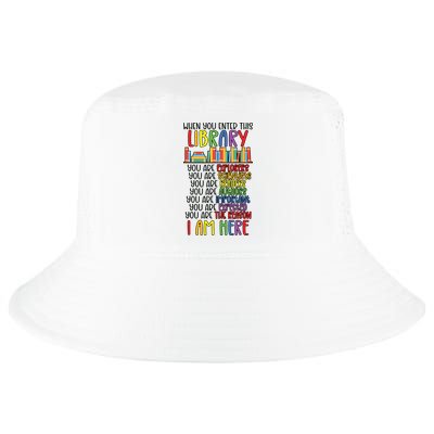 School Librarian Library Worker Appreciation Cool Comfort Performance Bucket Hat