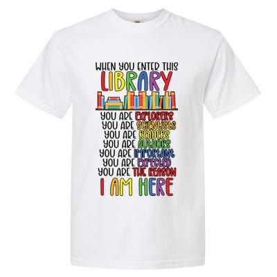 School Librarian Library Worker Appreciation Garment-Dyed Heavyweight T-Shirt