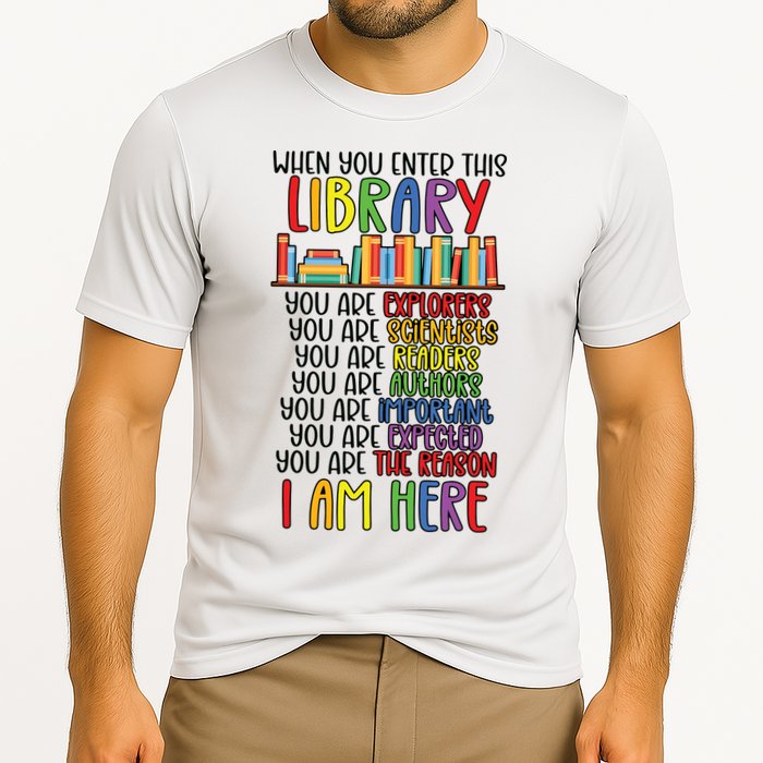 School Librarian Library Worker Appreciation Performance Shirt