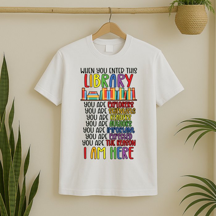 School Librarian Library Worker Appreciation T-Shirt