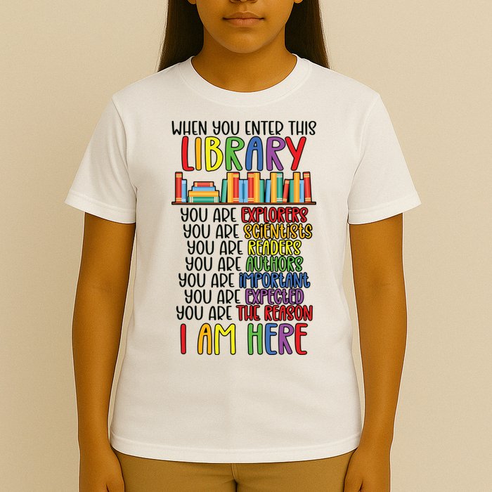 School Librarian Library Worker Appreciation T-Shirt