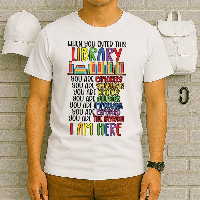 School Librarian Library Worker Appreciation T-Shirt