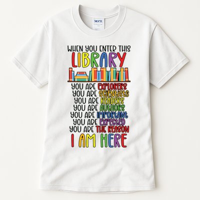 School Librarian Library Worker Appreciation Tall T-Shirt