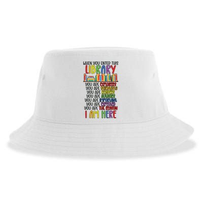 School Librarian Library Worker Appreciation Sustainable Bucket Hat