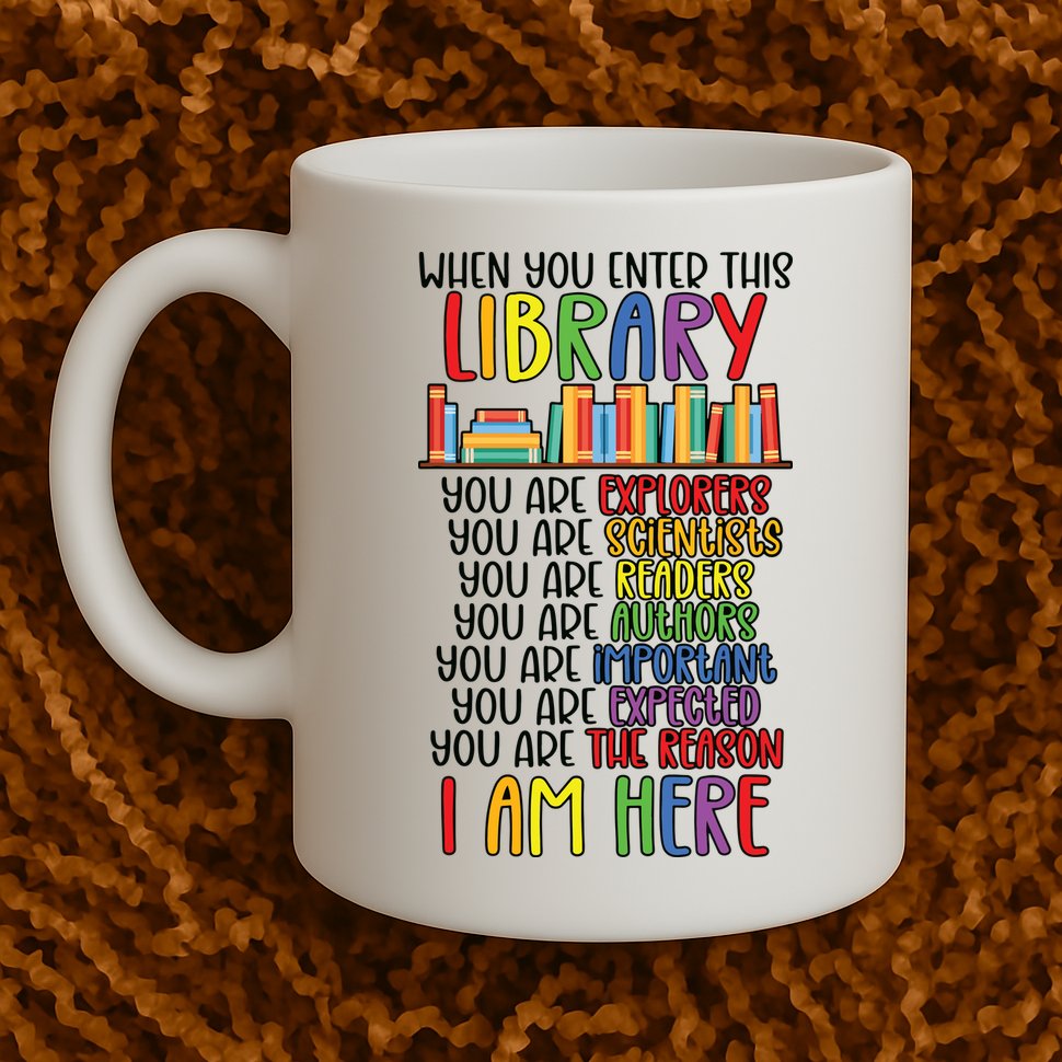 School Librarian Library Worker Appreciation Mug