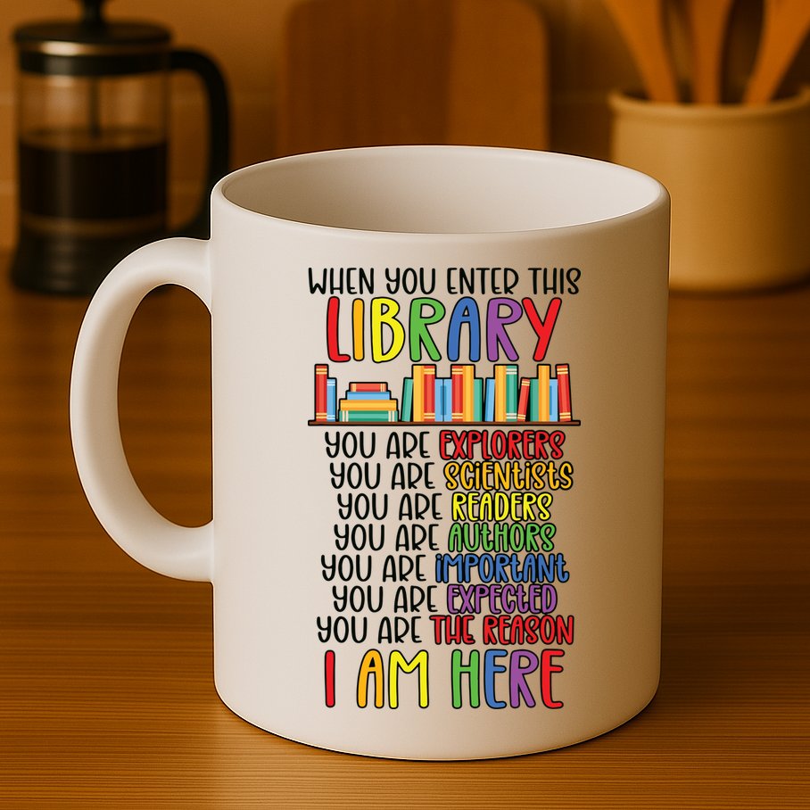 School Librarian Library Worker Appreciation Mug