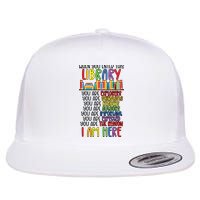 School Librarian Library Worker Appreciation Flat Bill Trucker Hat