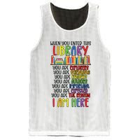 School Librarian Library Worker Appreciation Mesh Reversible Basketball Jersey Tank