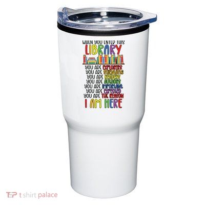 School Librarian Library Worker Appreciation Tumbler