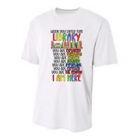 School Librarian Library Worker Appreciation Youth Performance Sprint T-Shirt