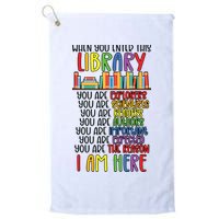 School Librarian Library Worker Appreciation Golf Towel