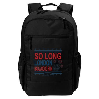 So Long London Had A Good Run Taylor Lover Backpack