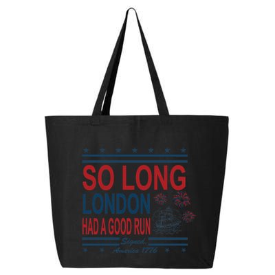 So Long London Had A Good Run Taylor Lover 25L Jumbo Tote