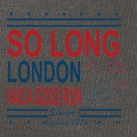 So Long London Had A Good Run Taylor Lover Cotton Canvas Backpack
