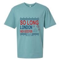 So Long London Had A Good Run Taylor Lover Sueded Cloud Jersey T-Shirt